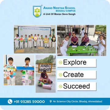 Explore, Create and Succeed Image of anand niketan school