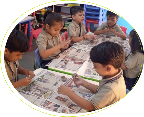 Junior Students Activity at CBSE School